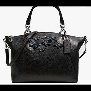 Coach Butterfly Appliqué Small Kelsey Bag